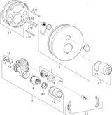 HA Fertigmontageset für Wanne/Brause HANSAVAROX PRO 4052 Chrom