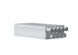 Luftverteilsystem, LVS VTS Schalldämmverteiler einstellbar, innen isolierter Kanal, Stahl, sendzimirverzinkt, Flansch- und Einschubende-Anschluss, starr