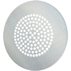 Pluggit Zuluftblende Design Circle aus Edelstahl
