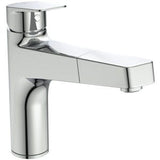 Ideal Standard Küchenarmatur Ceraplan mit hohem Auslauf Ausladung 210mm 1-Funktions-Handbrause Chrom