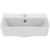 Ideal Standard Handwaschbecken Connect Air Cube, 1 Hahnloch, mit Überlauf, 400x350x150mm, Weiß
