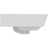 Ideal Standard Handwaschbecken Connect Air Cube, 1 Hahnloch, mit Überlauf, 400x350x150mm, Weiß