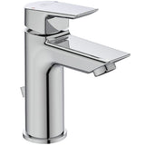 Ideal Standard Waschtischarmatur Tesi, 5 l/min., mit Ablaufgarnitur, Ausladung 93mm, Chrom