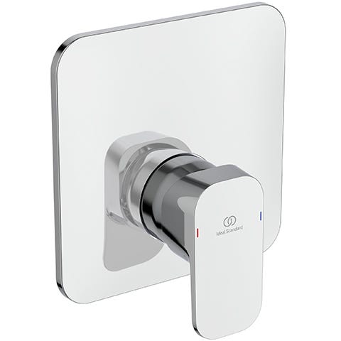 Ideal Standard Brausearmatur Unterputz Tonic II, Bausatz 2, Rosette 163x163mm, Chrom