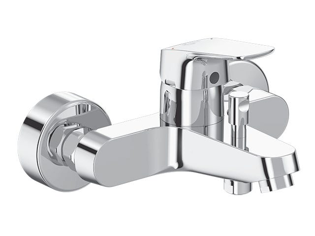 Ideal Standard Badearmatur Aufputz Ceraflex, Ausladung 162mm, Chrom