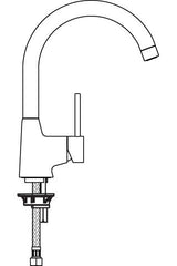 Ideal Standard Küchenarmatur Nora, Chrom