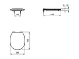 Ideal Standard WC-Sitz Connect Air, Wrapover, Softclosing, Weiß