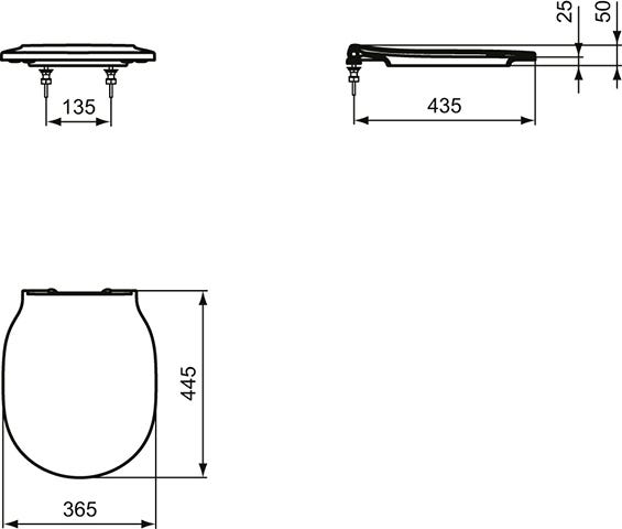 Ideal Standard WC-Sitz Connect Air, Wrapover, Softclosing, Weiß
