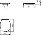 Ideal Standard WC-Sitz Connect Air, Wrapover, Softclosing, Weiß