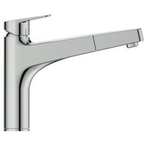 Ideal Standard Küchenarmatur Ceraplan mit hohem Auslauf Ausladung 210mm 1-Funktions-Handbrause Chrom