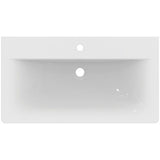Ideal Standard Möbelwaschtisch Connect Air, 1 Hahnloch, mit Überlauf, rechteckig, weiß, hängend