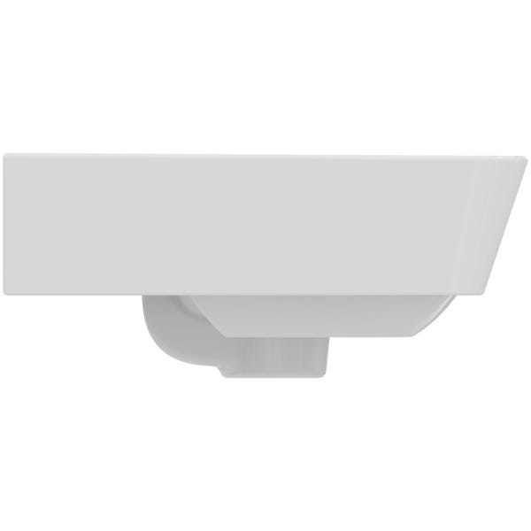 Ideal Standard Handwaschbecken Connect Air Cube, 1 Hahnloch, mit Überlauf, 400x350x150mm, Weiß