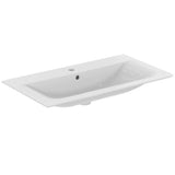 Ideal Standard Möbelwaschtisch Connect Air, 1 Hahnloch, mit Überlauf, rechteckig, weiß, hängend