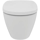 Ideal Standard WC-Paket Connect, WC randlos, mit WC-Sitz Softclosing, 365x550x385mm, Weiß