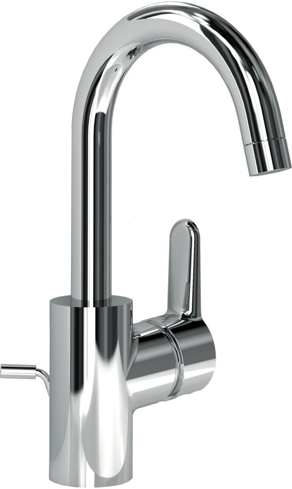 Ideal Standard Waschtischarmatur Connect Blue, mit Ablaufgarnitur, mit hohem Auslauf, Ausladung 146mm, Chrom