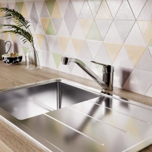 Ideal Standard Küchenarmatur Ceraflex, mit Rohrauslauf, Ausladung 228 mm, Chrom