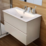 Ideal Standard Möbelwaschtisch Connect Air, 1 Hahnloch, mit Überlauf, rechteckig, weiß, hängend