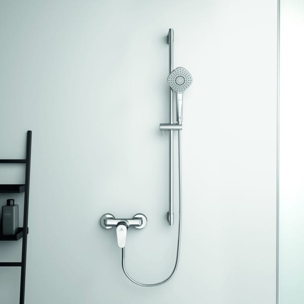Ideal Standard Brausearmatur Aufputz Cerafine O, Ausladung 50-55mm, Chrom