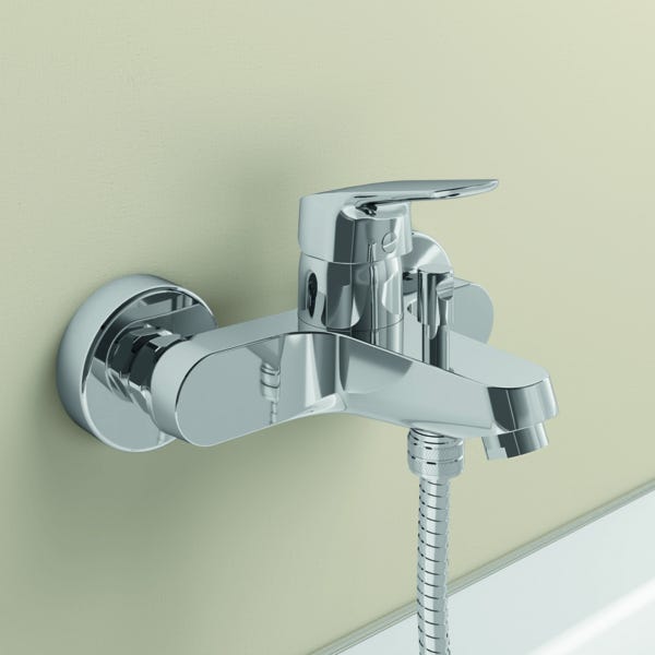 Ideal Standard Badearmatur Aufputz Ceraflex, Ausladung 162mm, Chrom