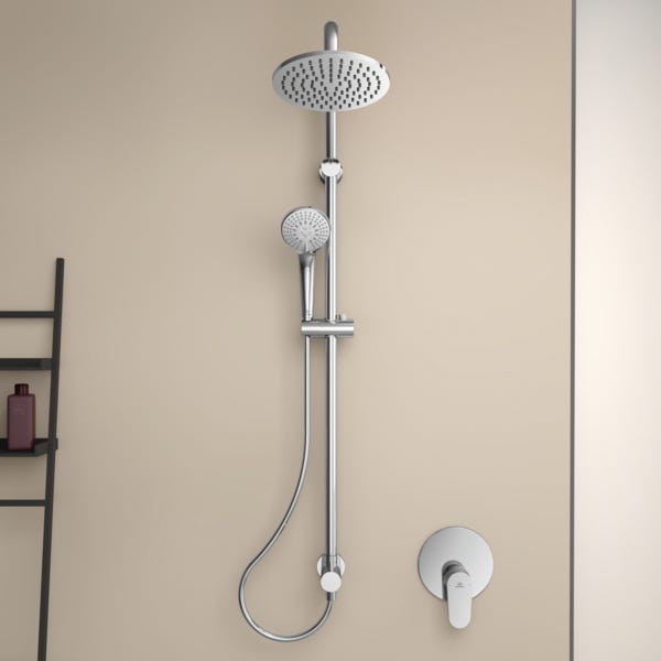 Ideal Standard Duschsystem Idealrain für Unterputz-Armatur Chrom