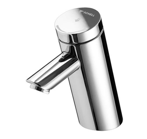 SCHELL Waschtisch-Armatur PURIS SC, HD-M - Hochdruck Mischwasser, Selbstschluss, 2x G 3/8 IG, chrom