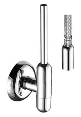 SCHELL Eckventil mit Regulierfunktion RONDO, Kunststoff-Schubrosette Ø 65 mm mit Gleitring, DN 15 G 1/2 AG mit ASAG easy, Ø 10 mm (DN 10 G 3/8 AG), chrom