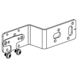 REHAU Halter Z, für Einzelanschluss, Stahl, feuerverzinkt, mit Universallochbohrung, EPDM-Dämmscheibe und zwei Schrauben M5