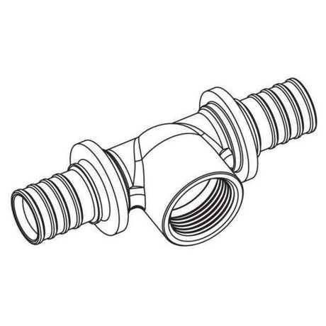 T-Stück 25-Rp3/4-25 RAUT. RX+