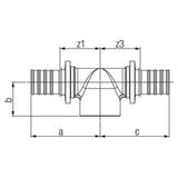 T-Stück 25-Rp3/4-25 RAUT. RX+
