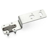 REHAU Halter Z, für Einzelanschluss, Stahl, feuerverzinkt, mit Universallochbohrung, EPDM-Dämmscheibe und zwei Schrauben M5