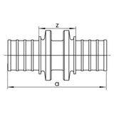 KUPPLUNG 17 X 2,0 / 16 X 1,5 / ML 16