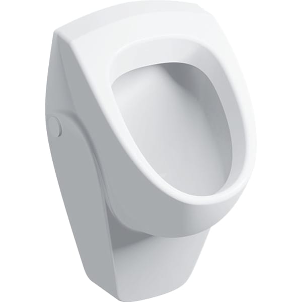 Geberit Renova Urinal Zulauf von hinten, Abgang nach hinten: Zielmarkierung=nein