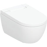Geberit AquaClean Alba WC-Komplettanlage Wand-WC: WC-Keramik: weiß / KeraTect, Designabdeckung: weiß