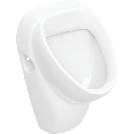 Geberit Aller Urinal aus Sanitärkeramik, Wandhängend, mit Spülrand Zulauf von oben Absauge-Urinal, weiß