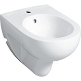 Geberit Renova Bidet weiß Keramik glänzend mit Überlauf und 1 Armaturenloch