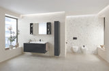 Geberit Acanto Set Wand-WC Tiefspüler, geschlossene Form, TurboFlush, mit WC-Sitz: T=53cm, Absenkautomatik=ja, QuickRelease-Scharniere=Ja, verriegelbar, Befestigung=von oben, weiß