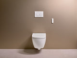 Geberit AquaClean Alba WC-Komplettanlage Wand-WC: WC-Keramik: weiß / KeraTect, Designabdeckung: weiß
