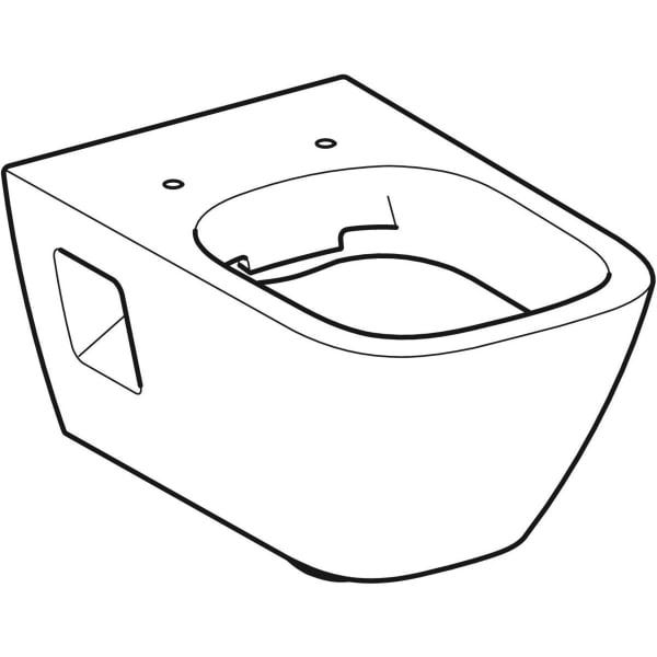 Geberit Renova Plan Wand-WC Tiefspüler