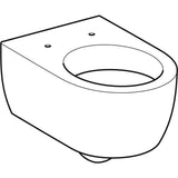 Geberit iCon Wand-WC Tiefspüler, geschlossene Form, weiß
