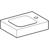 Geberit iCon Handwaschbecken 38 x 28 cm mit Ablagefläche