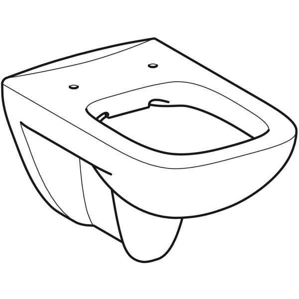 Geberit Renova Plan Wand-WC Tiefspüler