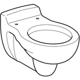 Geberit Bambini Wand-WC für Kinder, Tiefspüler, für WC-Sitz: T=53.5cm, weiß