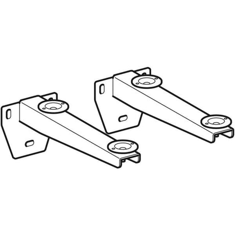 Geberit Set Montagewinkel für Mehrzweckbecken mit Stellfußauflagen, Set à 2 Stück