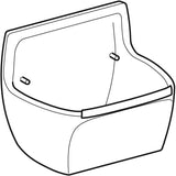 Geberit Publica Ausgussbecken für Klapprost: 45x35x33.5cm,