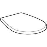 Geberit Renova WC-Sitz, weiß, glänzend, Duroplast, rund, mit Deckel