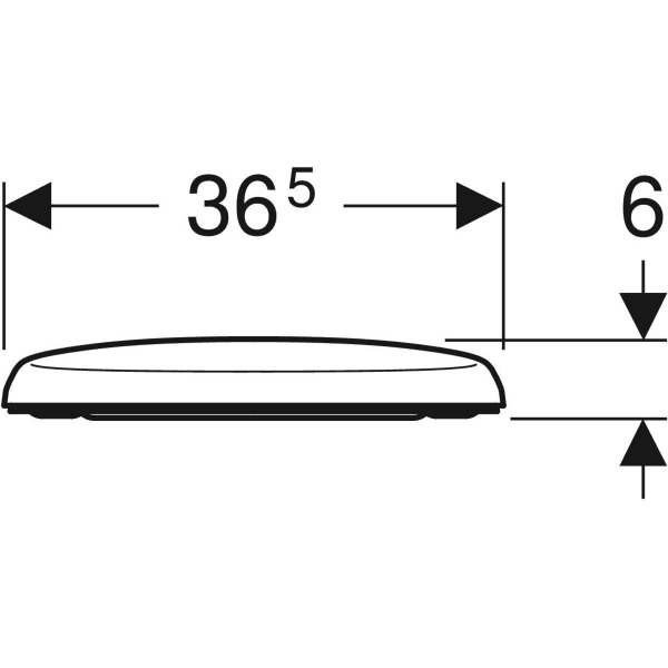 Geberit Renova Comfort WC-Sitz Befestigung von unten: Absenkautomatik=nein, Befestigung=von unten, weiß / glänzend