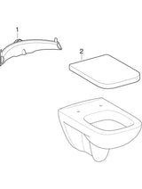 Geberit Renova Plan Wand-WC Tiefspüler