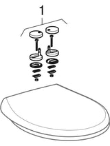 Geberit Renova Wand-WC Tiefspüler, Rimfree, weiß, Keramik, Wandhängend, rund