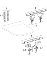 Geberit Renova Plan Wand-WC Tiefspüler