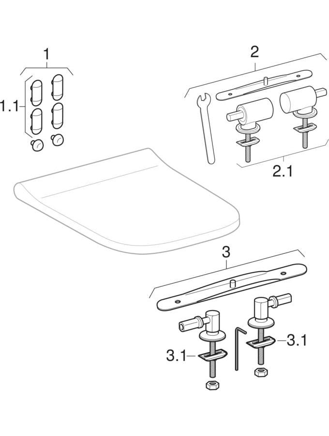 Geberit Renova Plan Wand-WC Tiefspüler